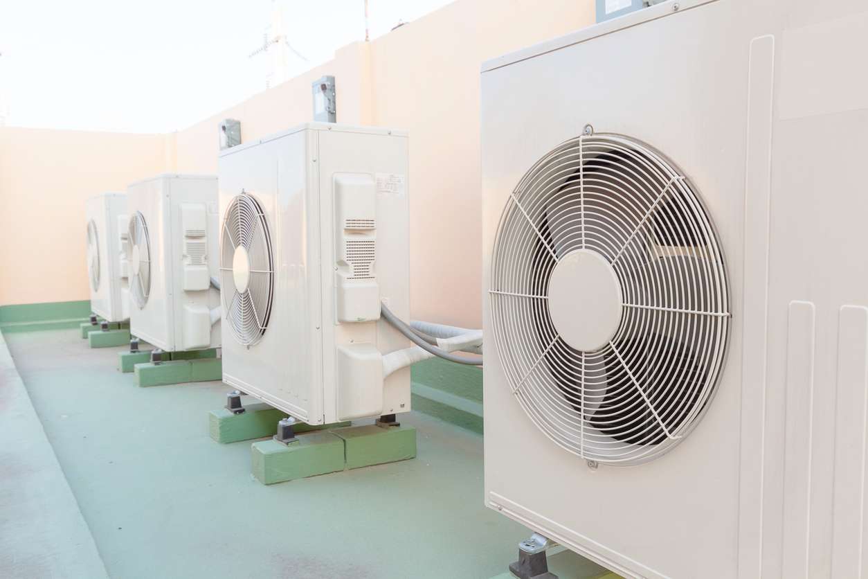 air condition fan coil unit outdoor